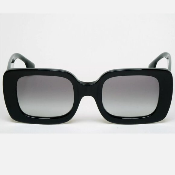 Burberry Black Sunglasses 51mm Gold Square main image 7